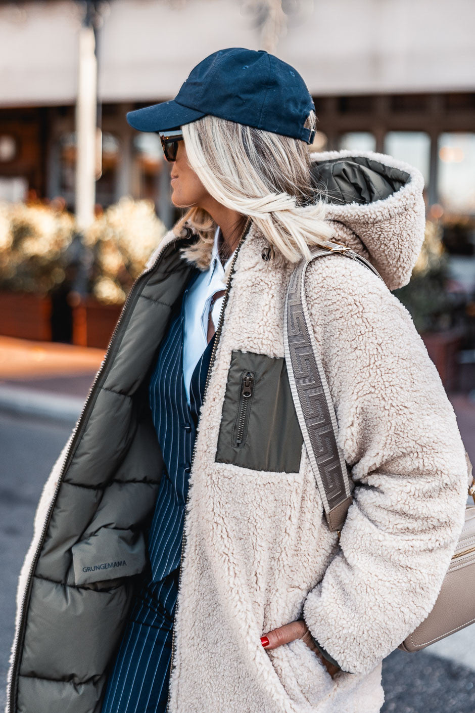 Doudoune Grungemama Domy kaki