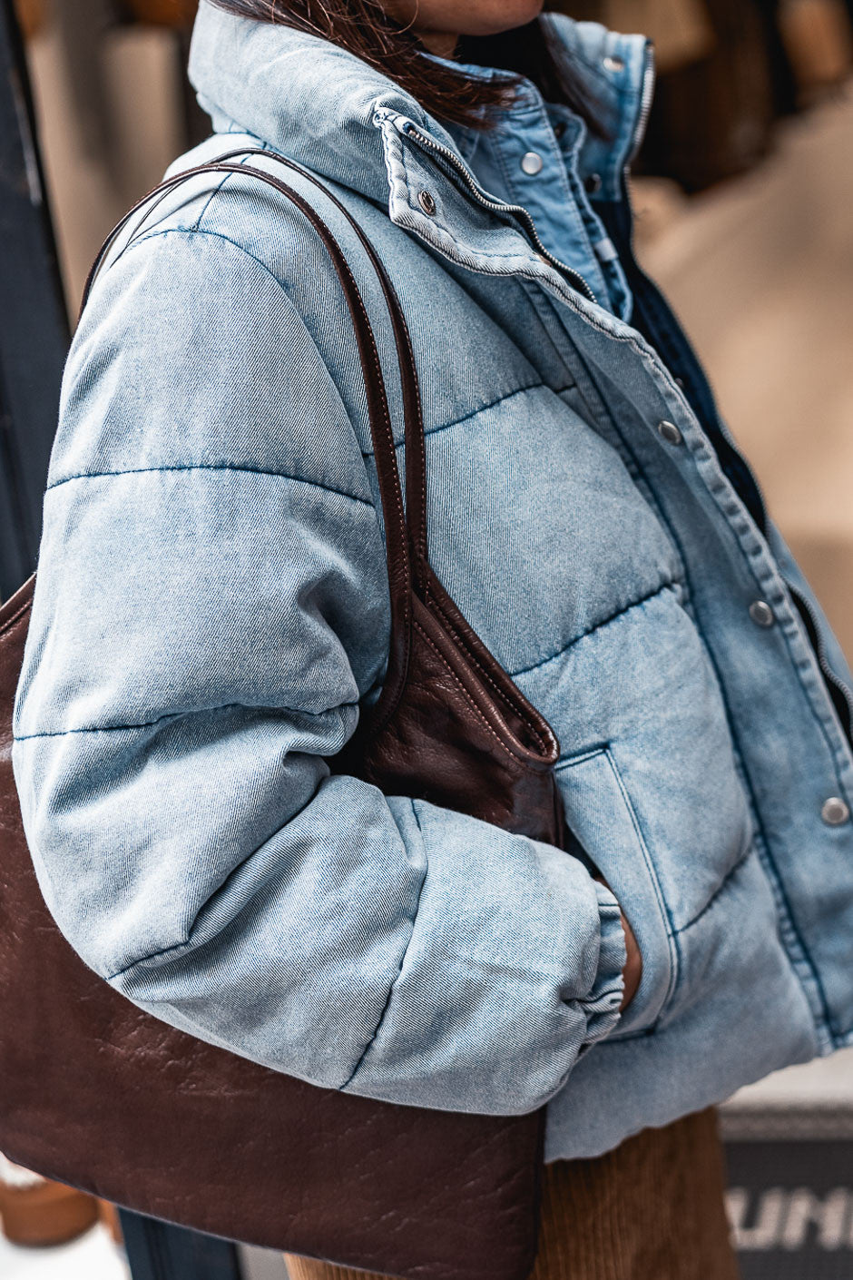 Doudoune Grungemama Isis bleu