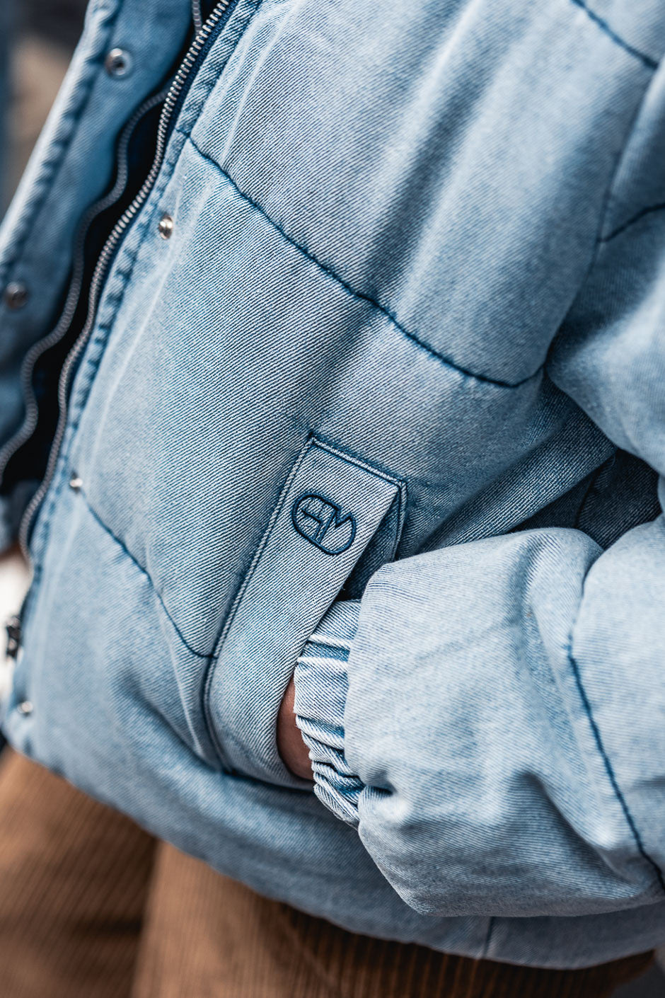 Doudoune Grungemama Isis bleu