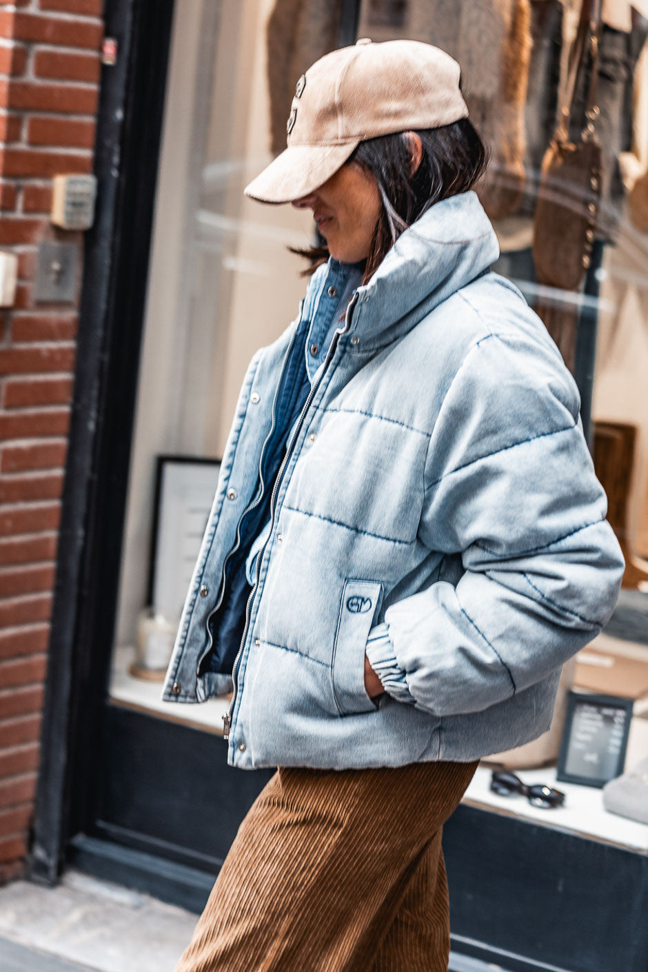 Doudoune Grungemama Isis bleu