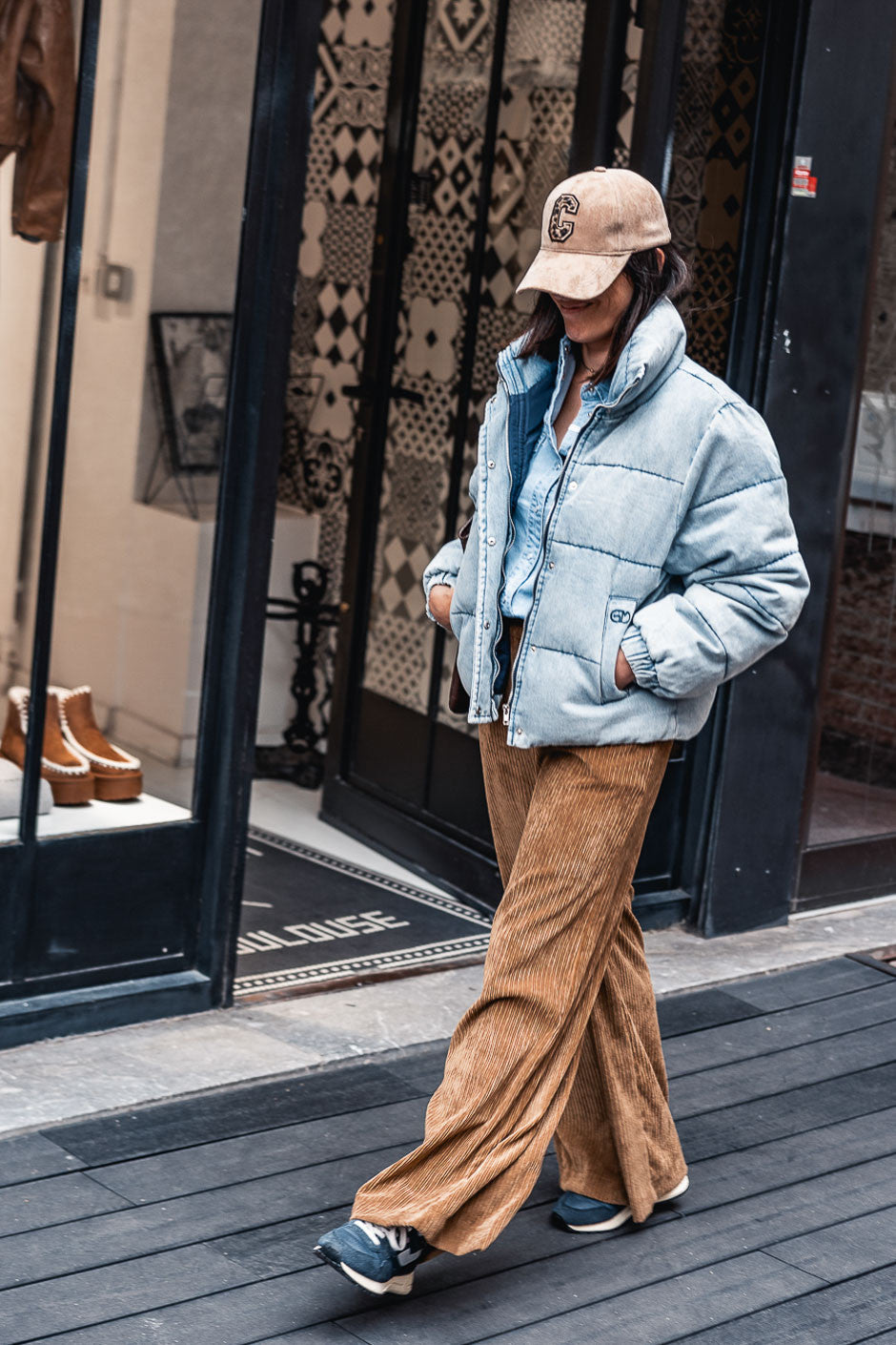 Doudoune Grungemama Isis bleu