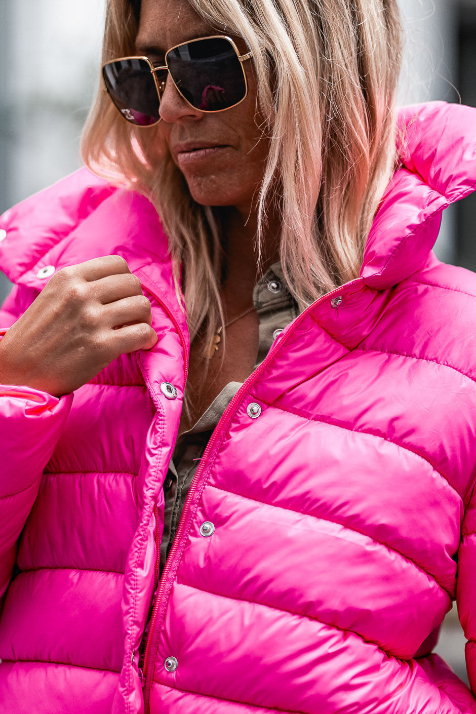 Doudoune Grungemama Luna rose