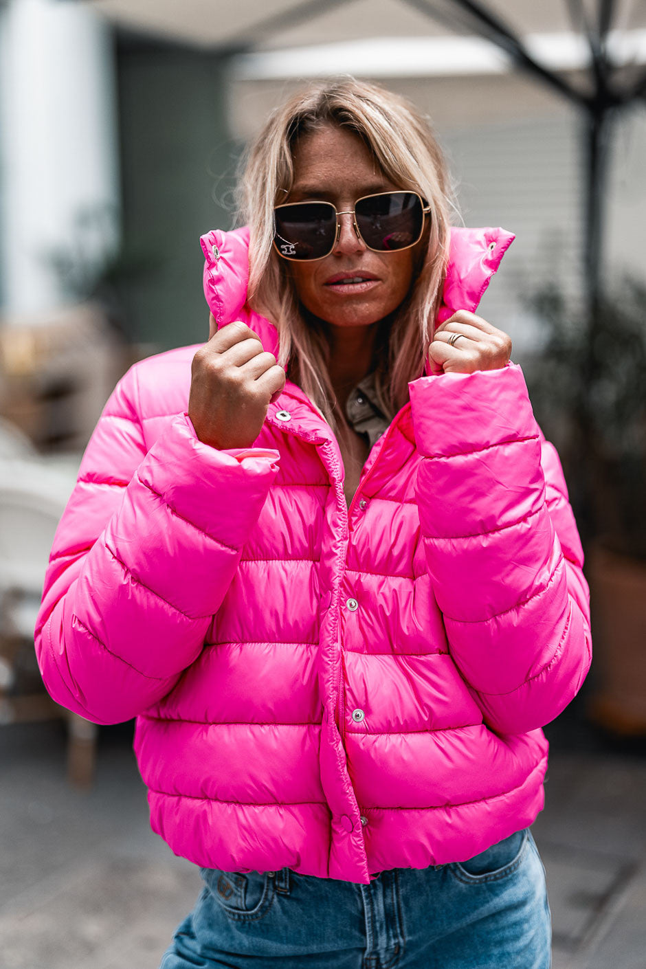 Doudoune Grungemama Luna rose