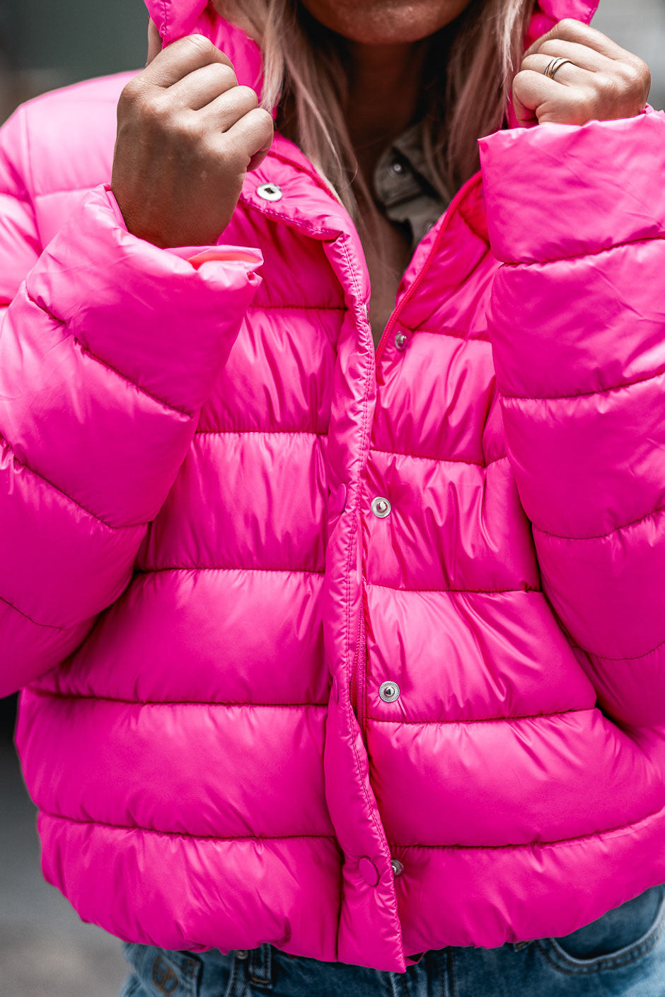 Doudoune Grungemama Luna rose