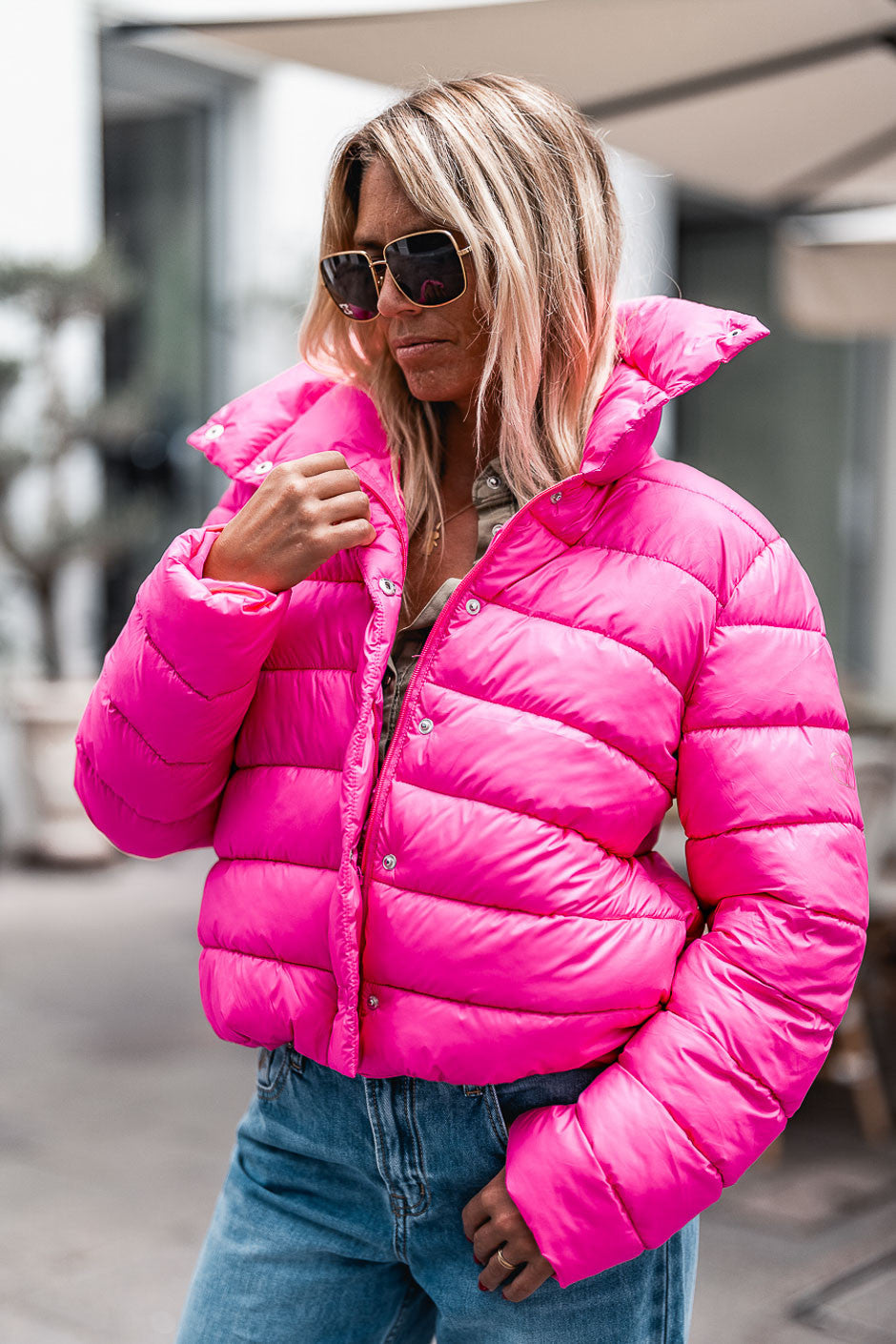 Doudoune Grungemama Luna rose