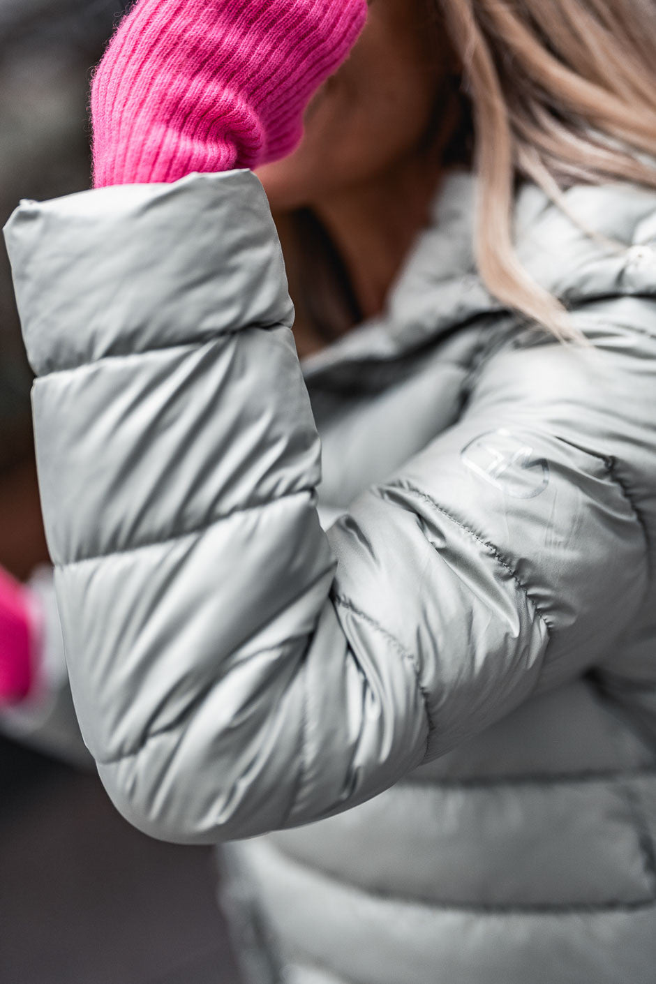 Doudoune Grungemama Luna vert d'eau