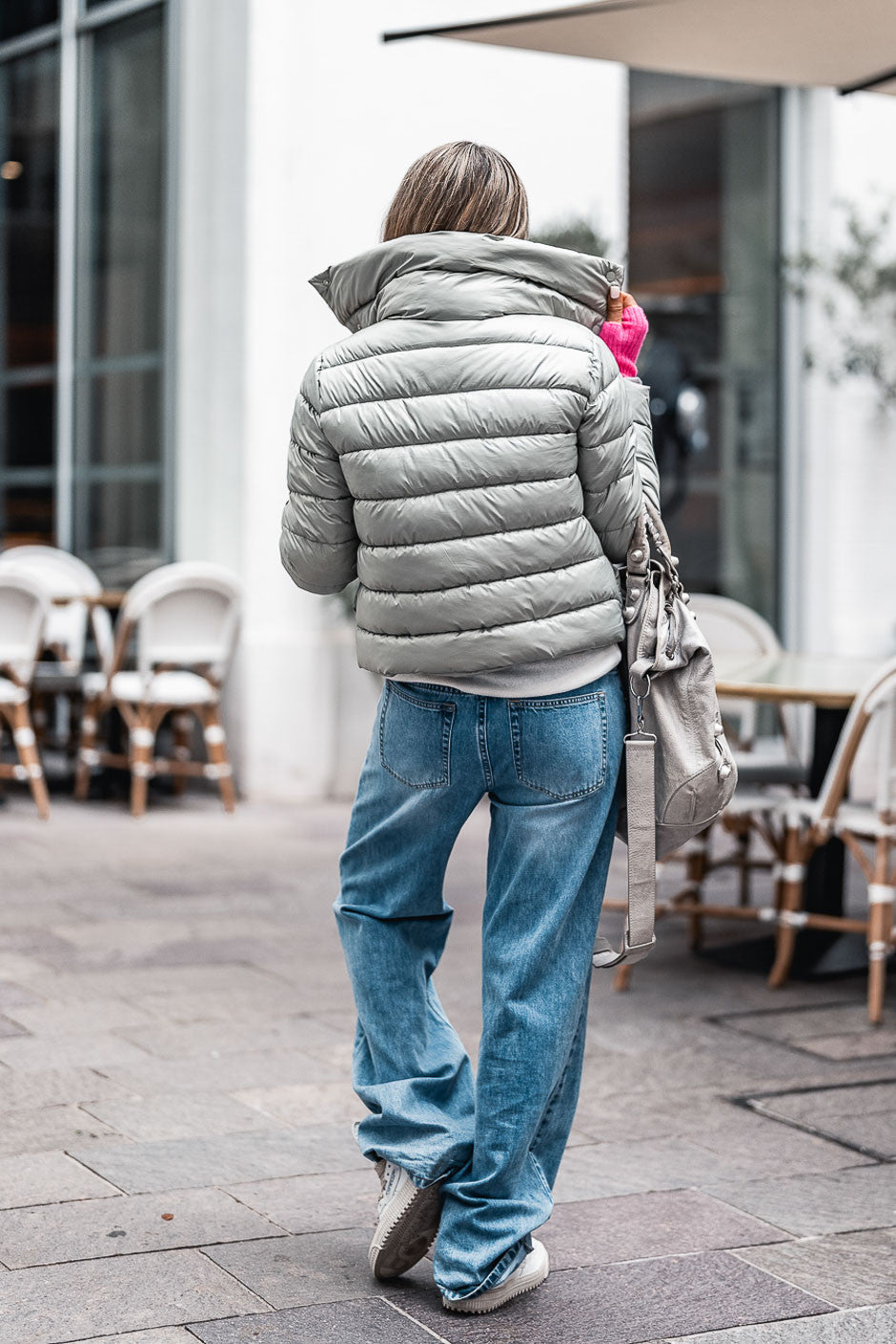 Doudoune Grungemama Luna vert d'eau