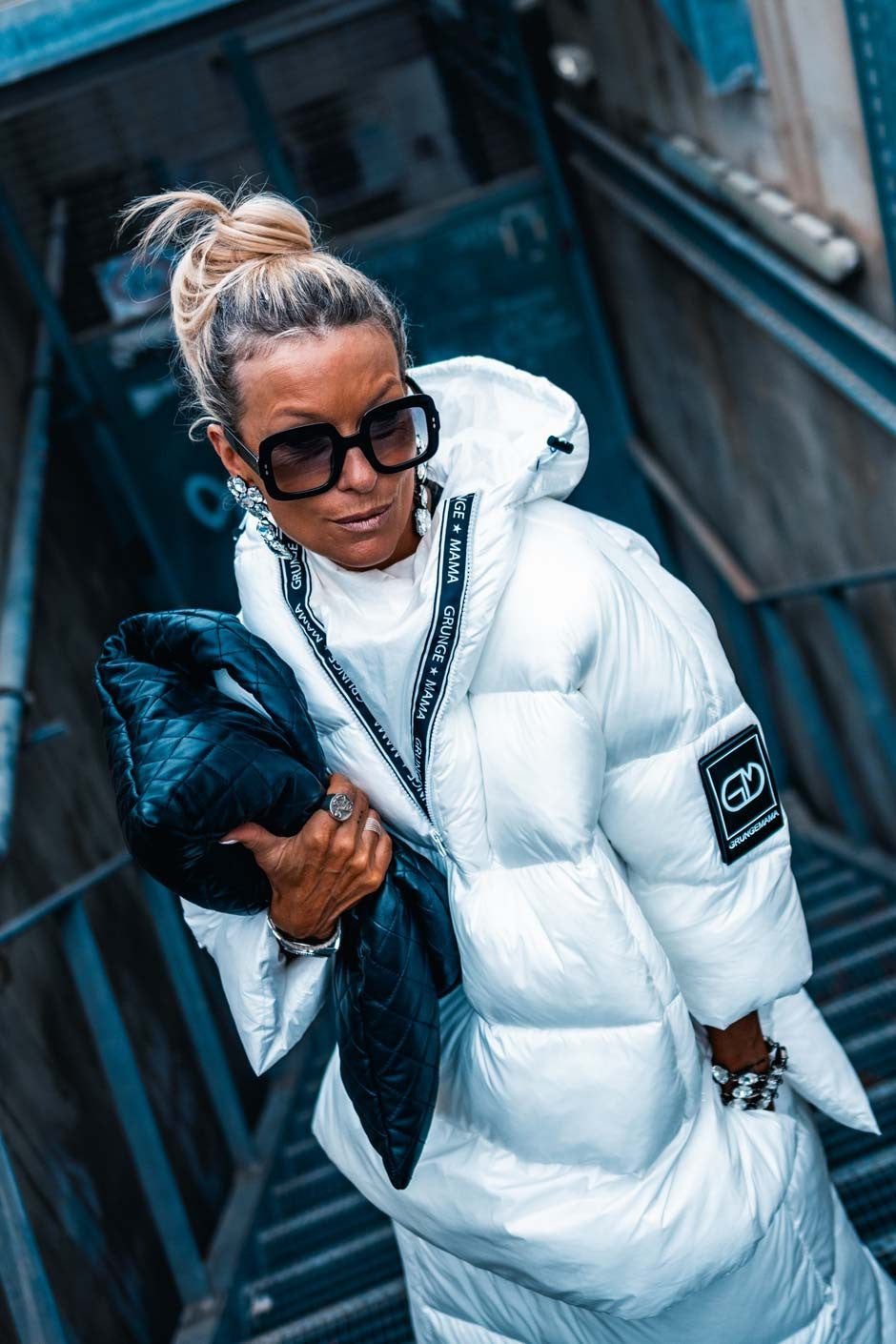 Doudoune Grungemama Puffy blanc