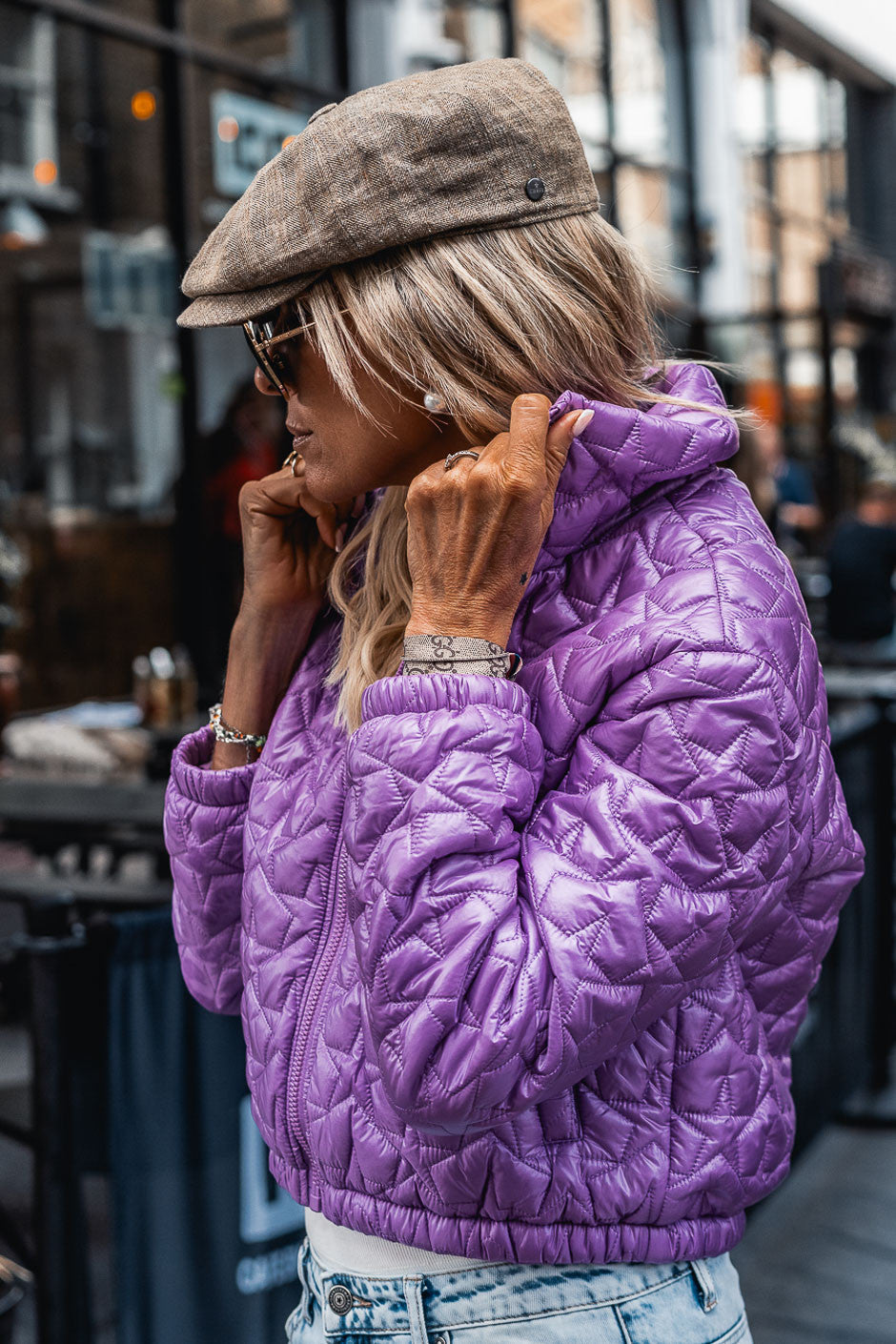 Doudoune Grungemama Yuna violet