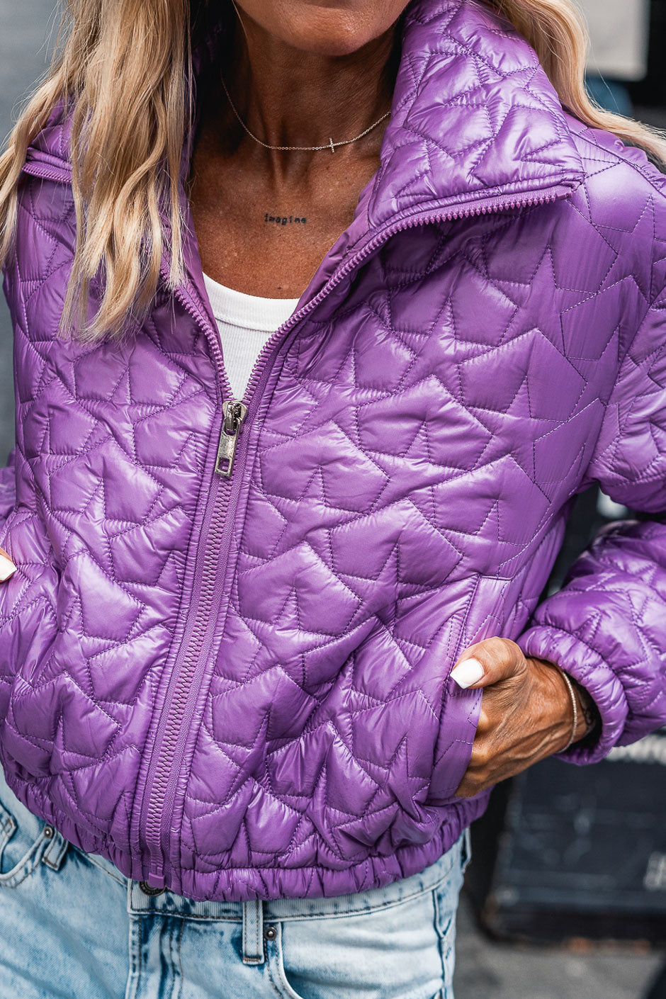 Doudoune Grungemama Yuna violet