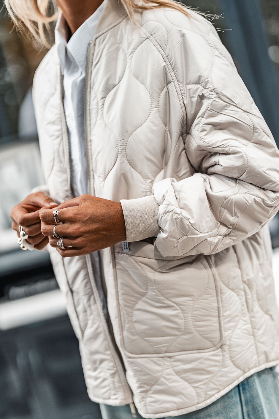 Doudoune Light Grungemama Tess ecru