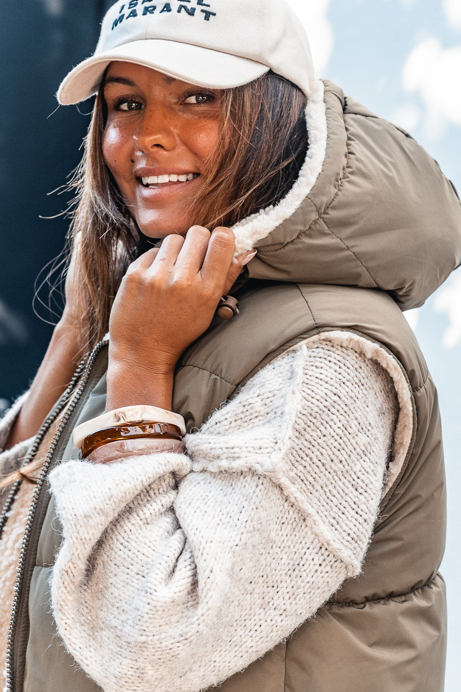 Doudoune réversible Grungemama Doris kaki