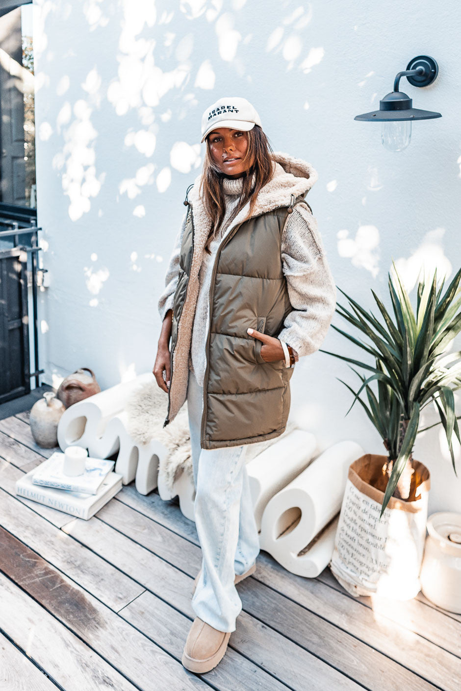 Doudoune réversible Grungemama Doris kaki