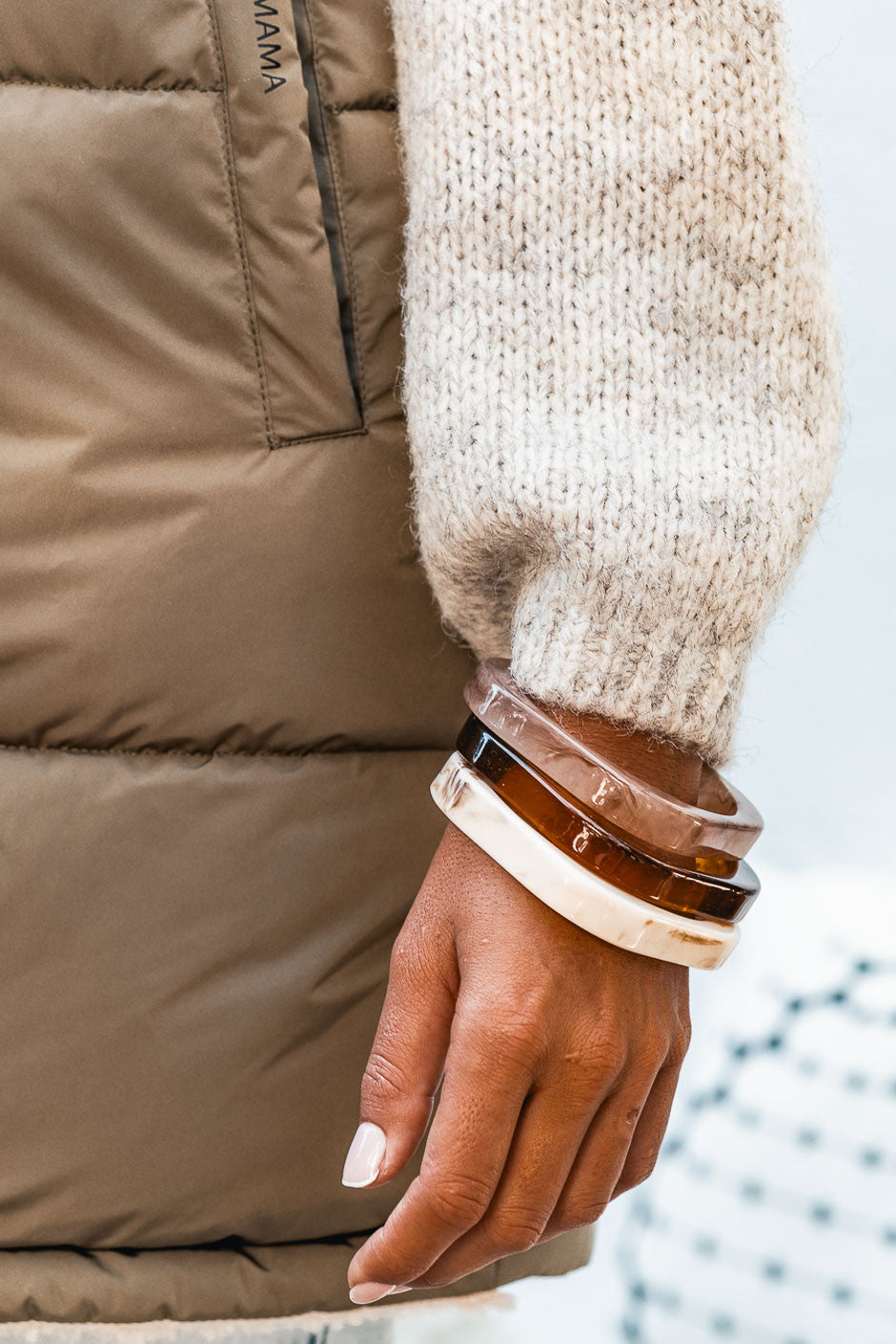 Doudoune réversible Grungemama Doris kaki