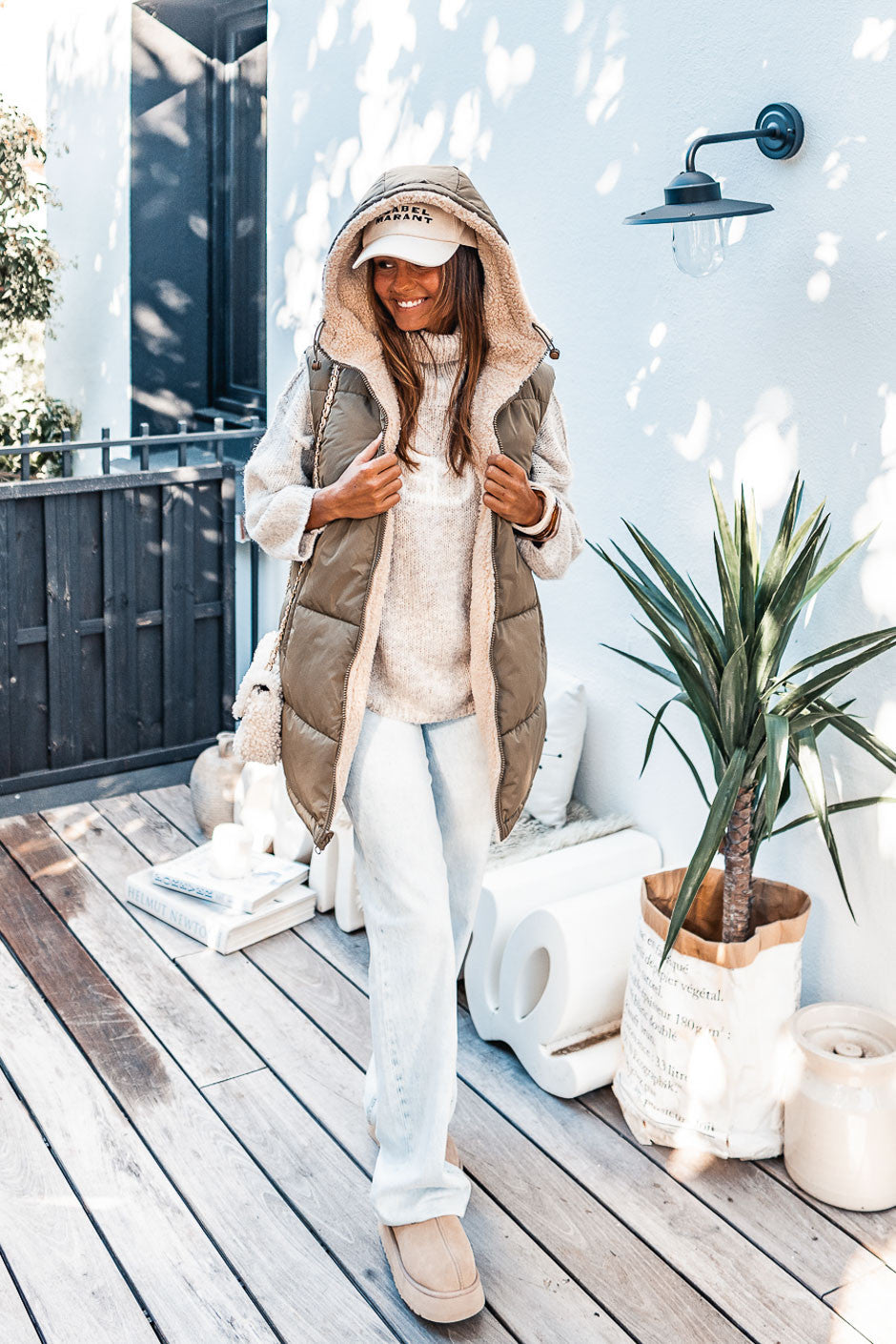 Doudoune réversible Grungemama Doris kaki