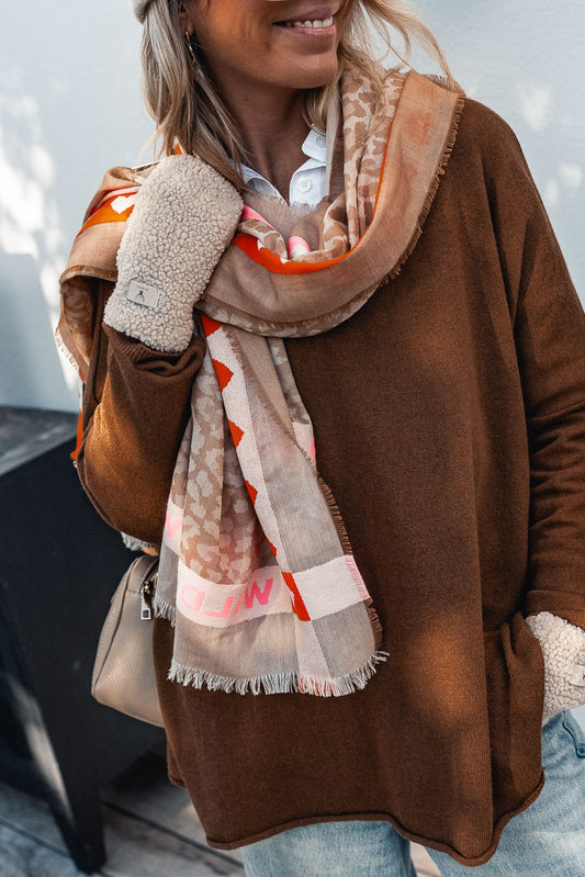 Echarpe Elsie camel