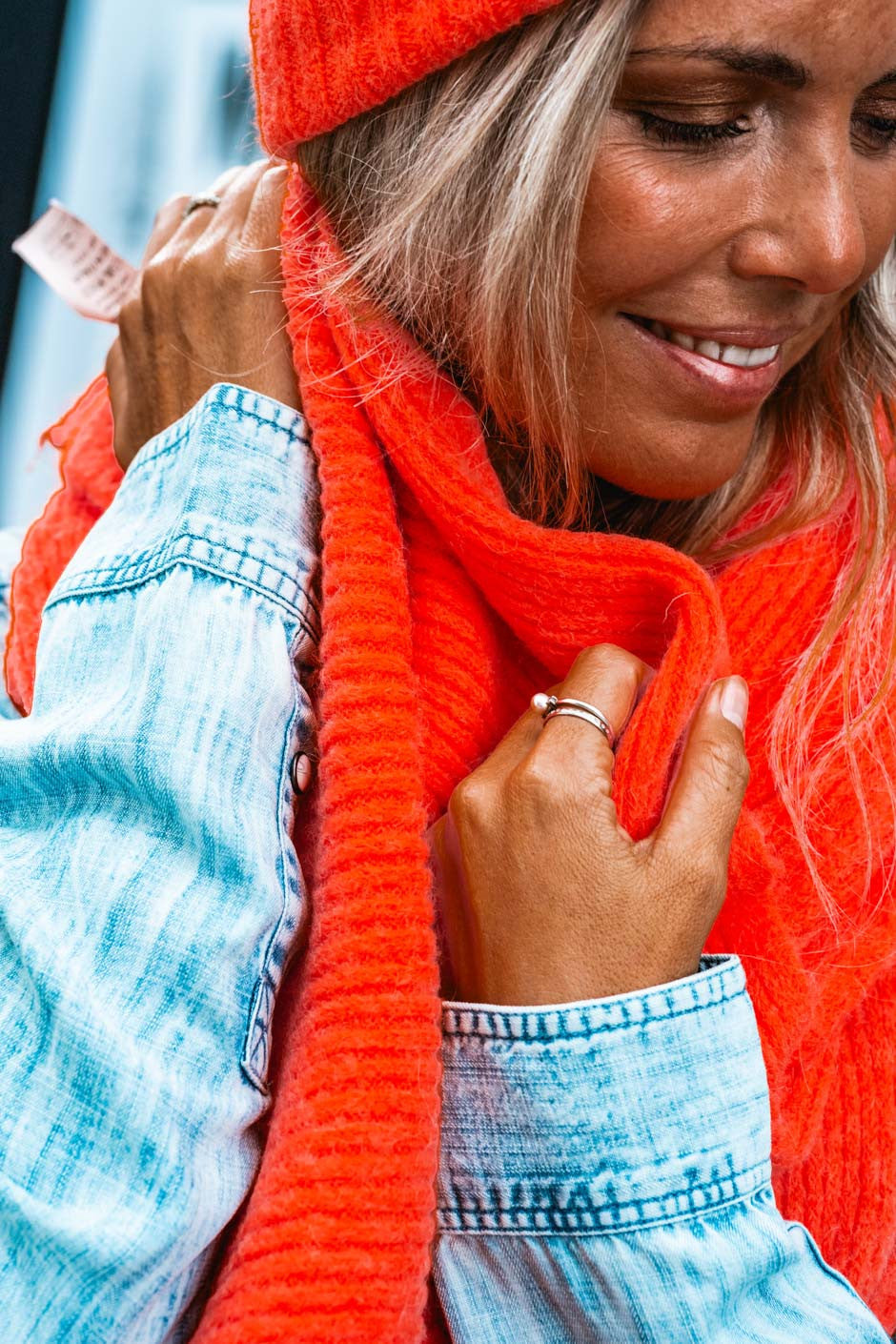 Echarpe Grungemama Lovely orange
