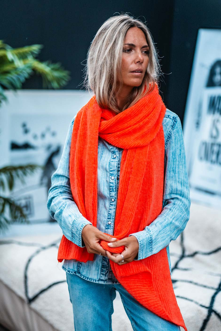 Echarpe Grungemama Lovely orange