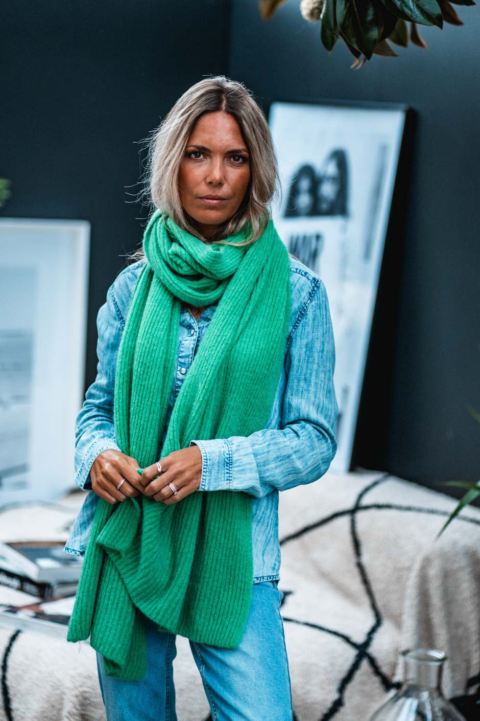 Echarpe Grungemama Lovely vert
