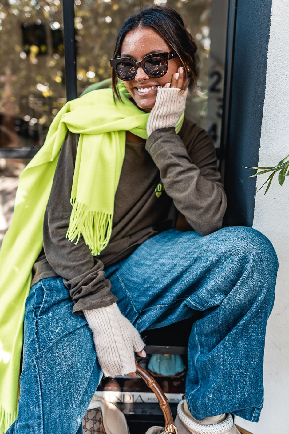 Echarpe Grungemama Paddy jaune