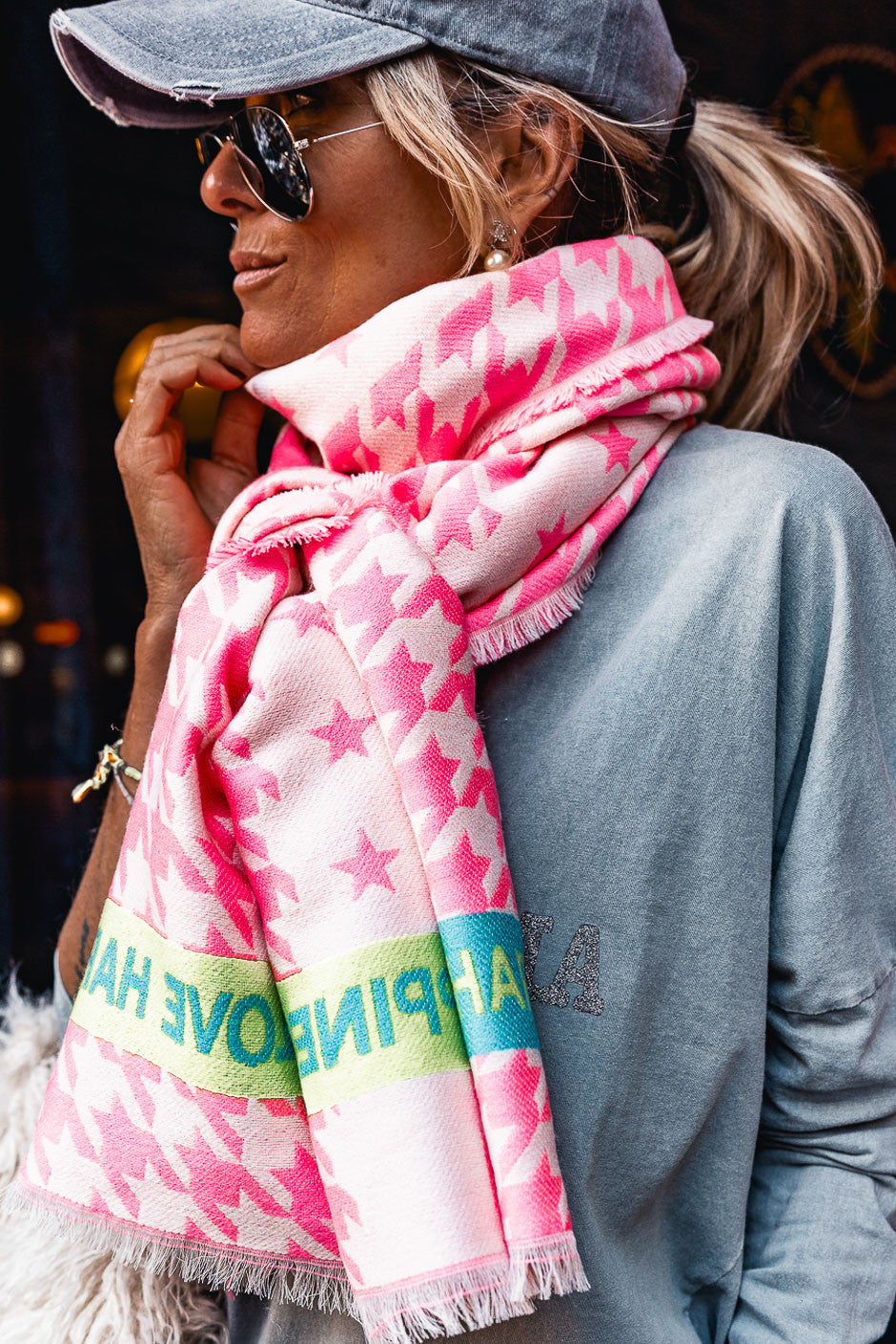 Echarpe Vily fuchsia