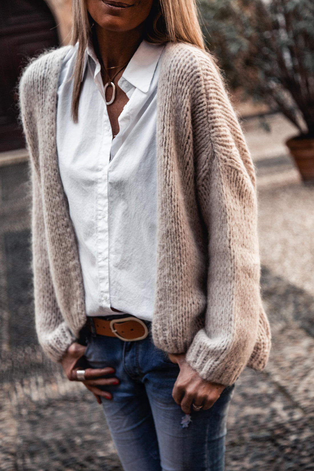 CEINTURE GM BIANCA NATUREL