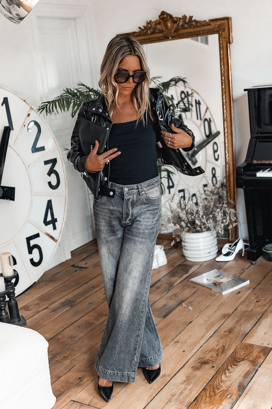 Escarpins Lizzie vernis noir