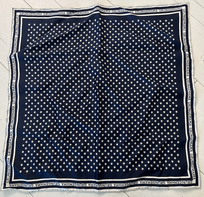Foulard Grungemama Big Star marine