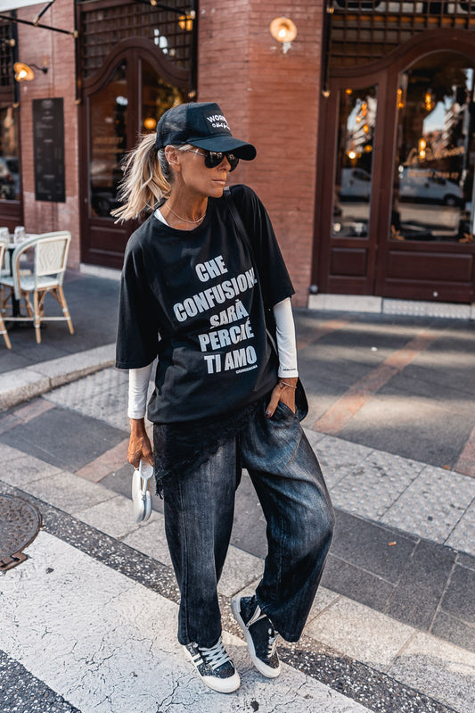 Foulard Grungemama Lace noir