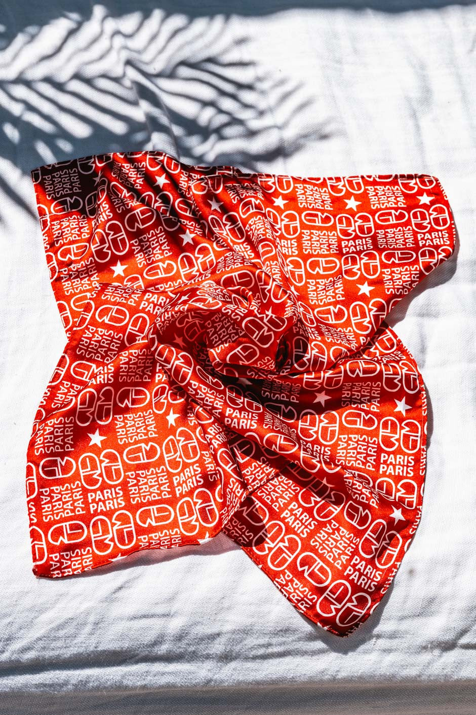 Foulard Grungemama Paris rouge