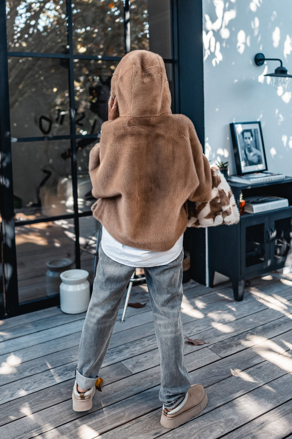 Fourrure Grungemama Alizée taupe