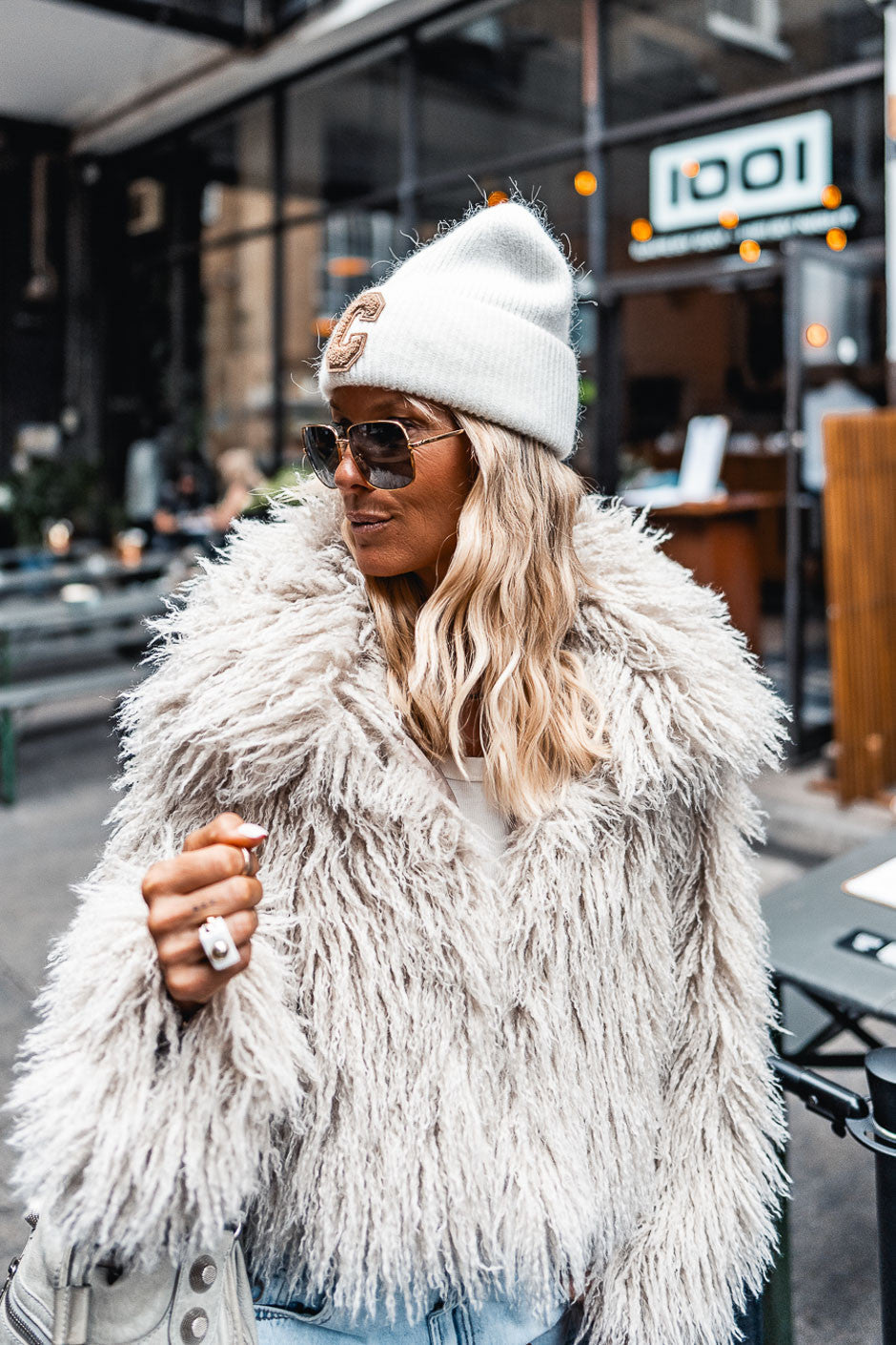 Fourrure Grungemama Angela beige