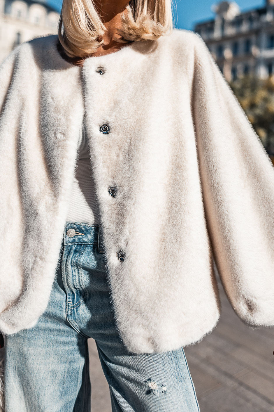 Fourrure Grungemama Gabriella ecru