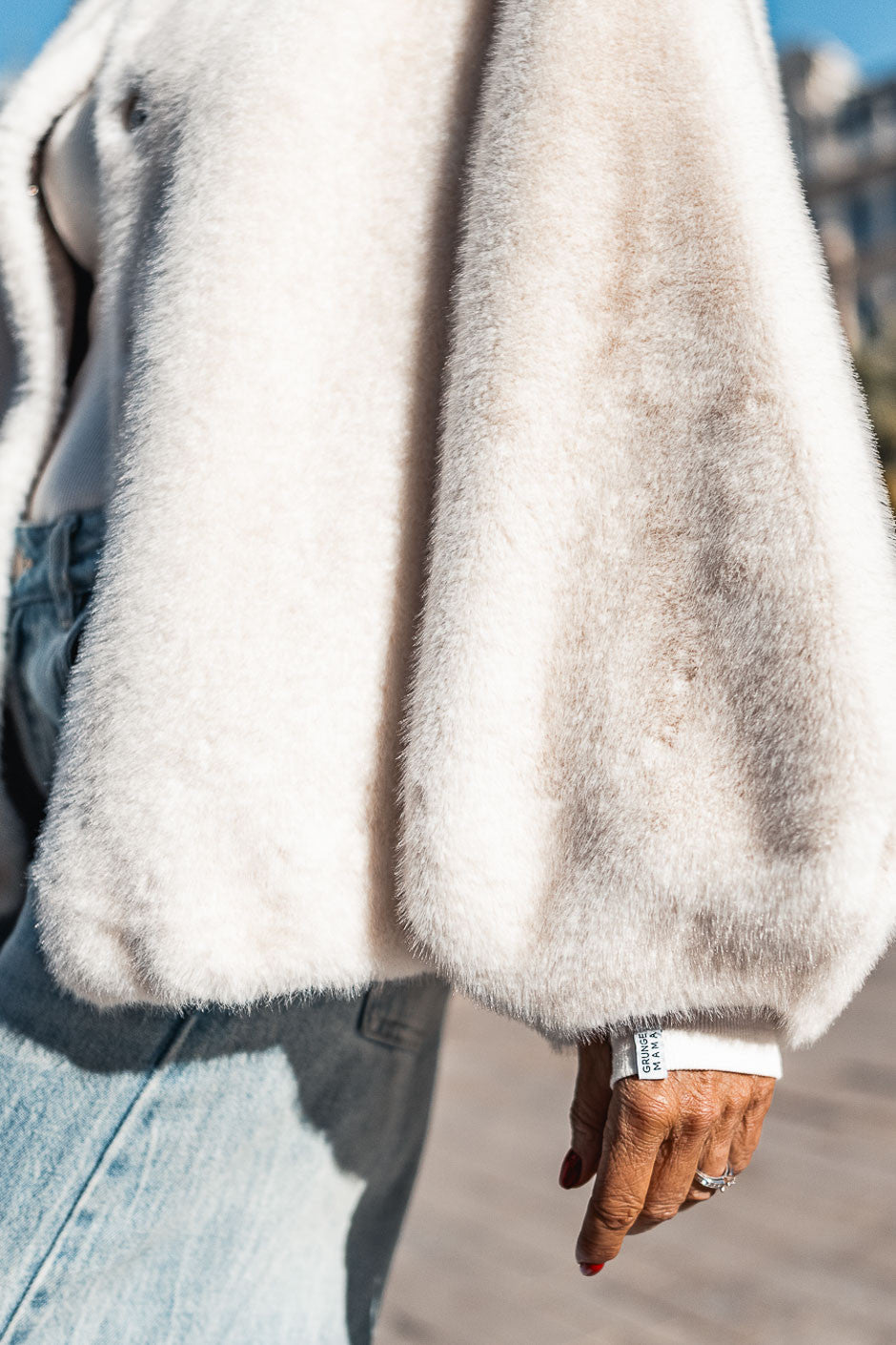 Fourrure Grungemama Gabriella ecru