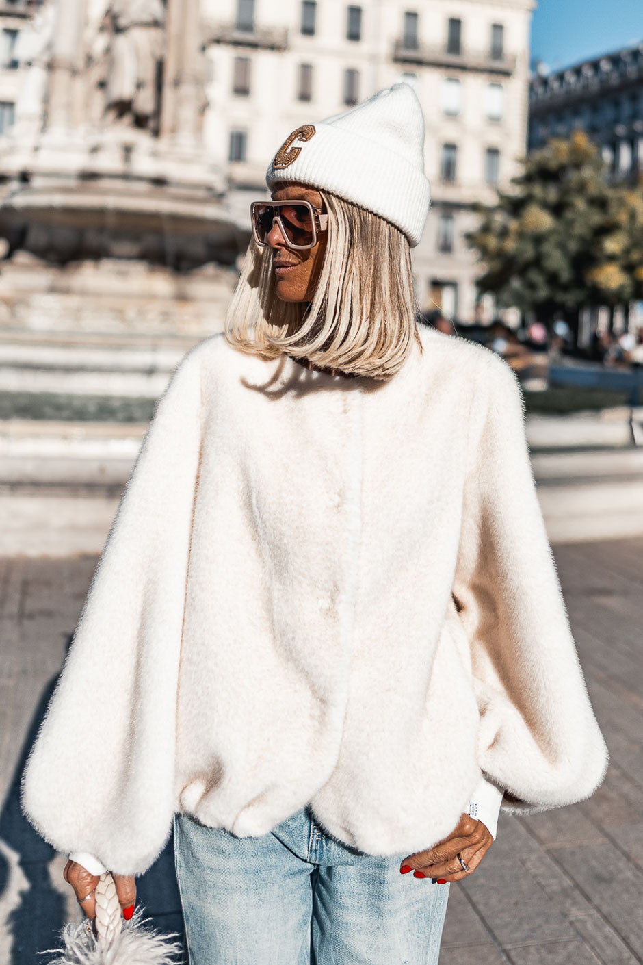 Fourrure Grungemama Gabriella ecru