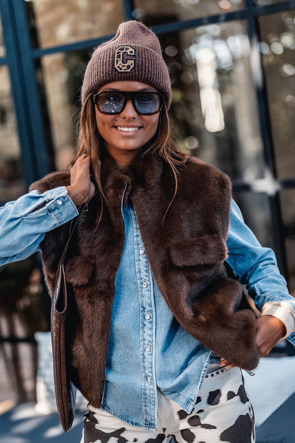 Fourrure Grungemama Gaby brown