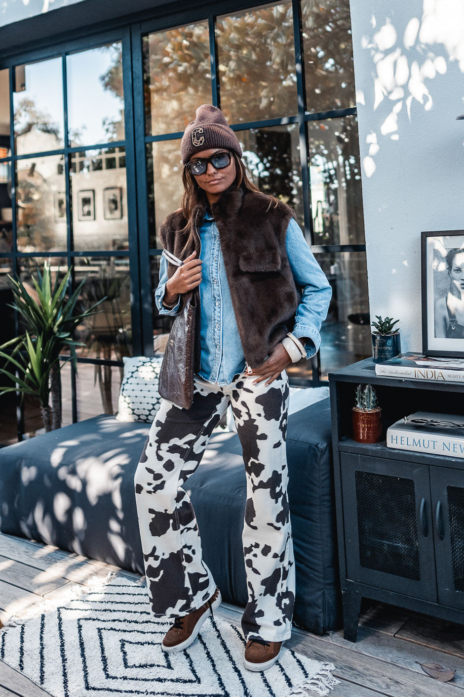 Fourrure Grungemama Gaby brown