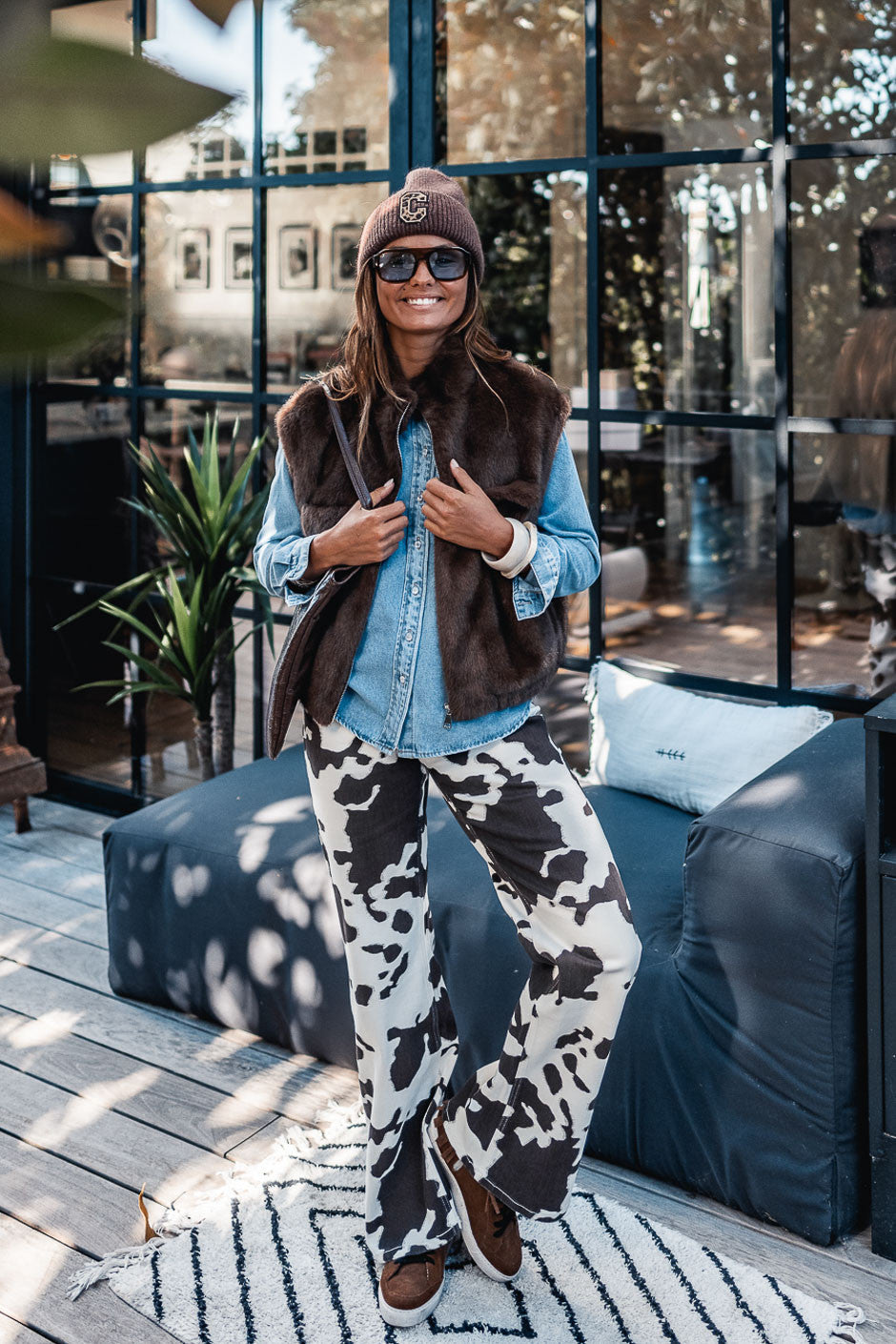 Fourrure Grungemama Gaby brown