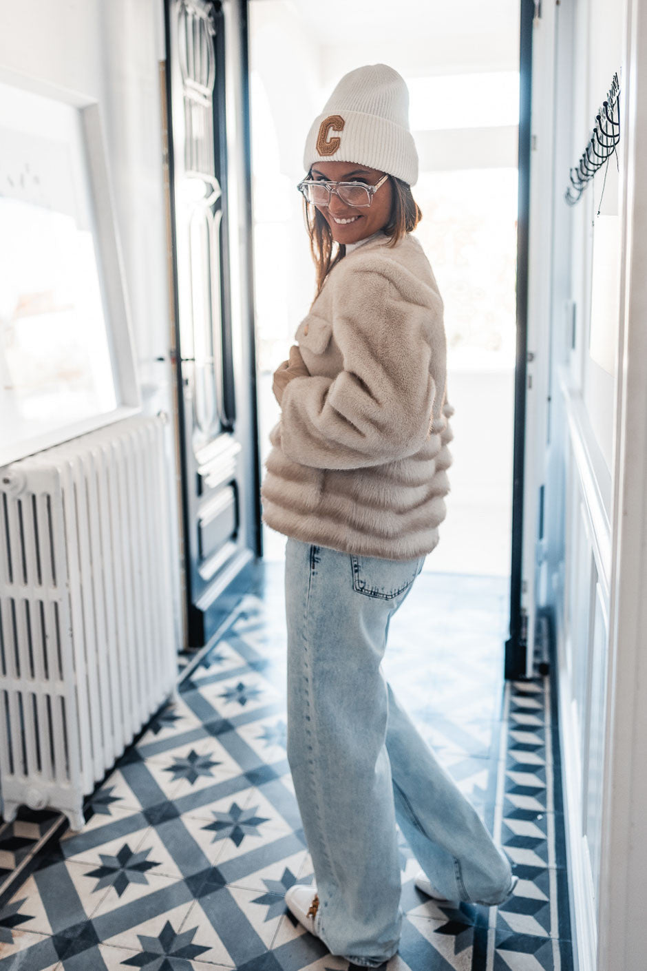 Fourrure Grungemama Sienne beige