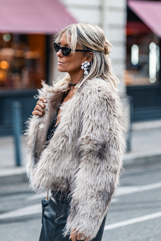Fourrure Nola beige