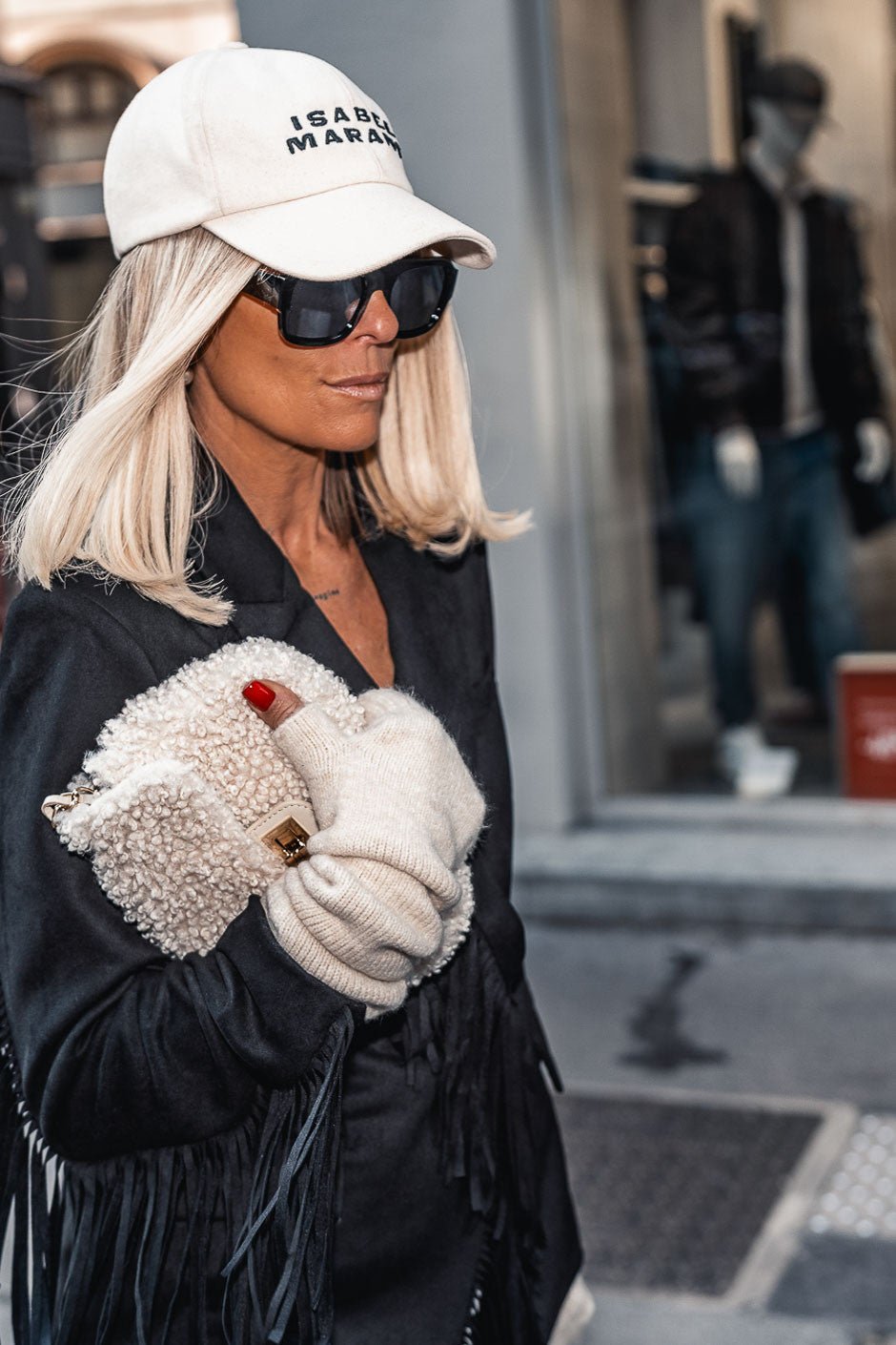 Mitaines Daisy beige