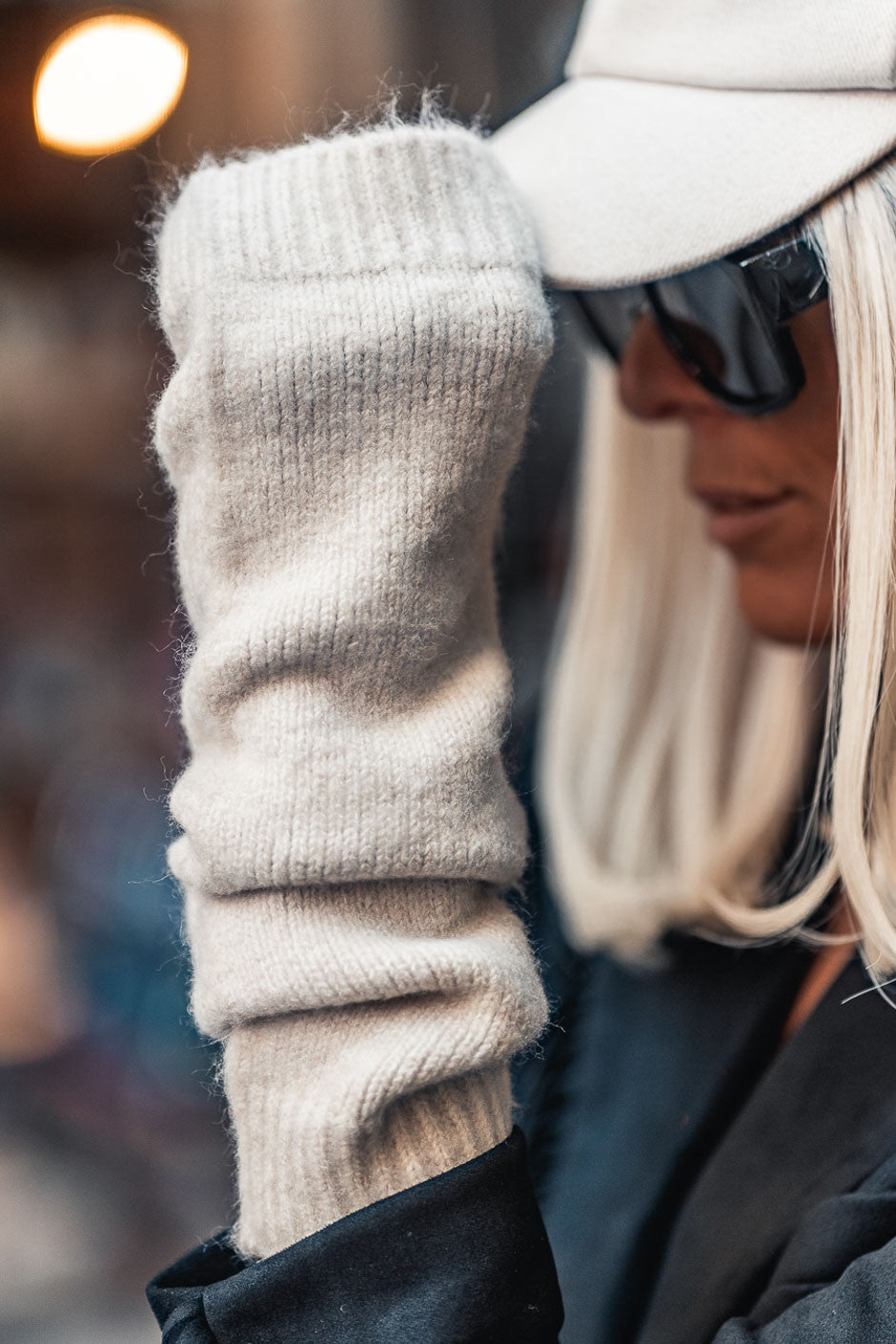 Mitaines Daisy beige