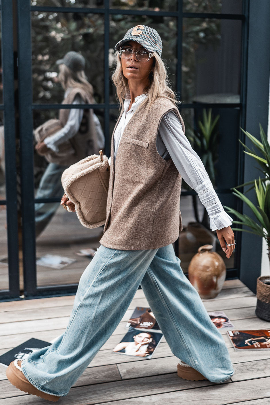 Gilet Banditas Sangio beige