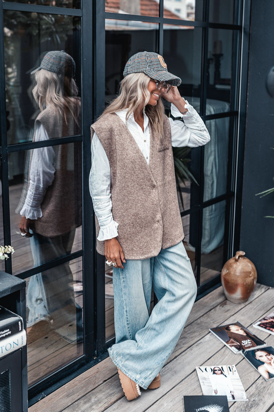 Gilet Banditas Sangio beige