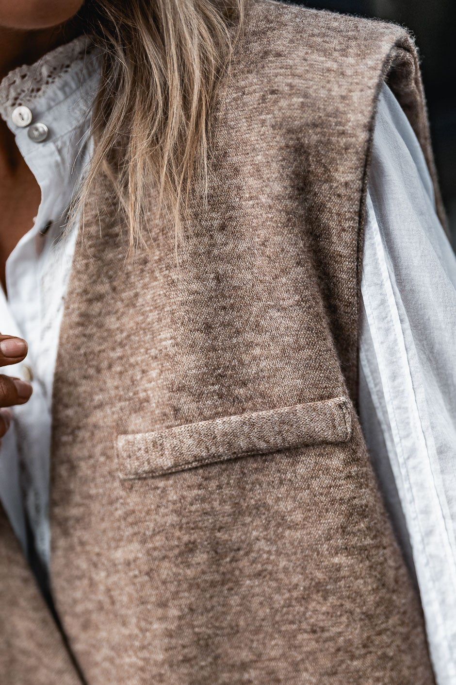 Gilet Banditas Sangio beige