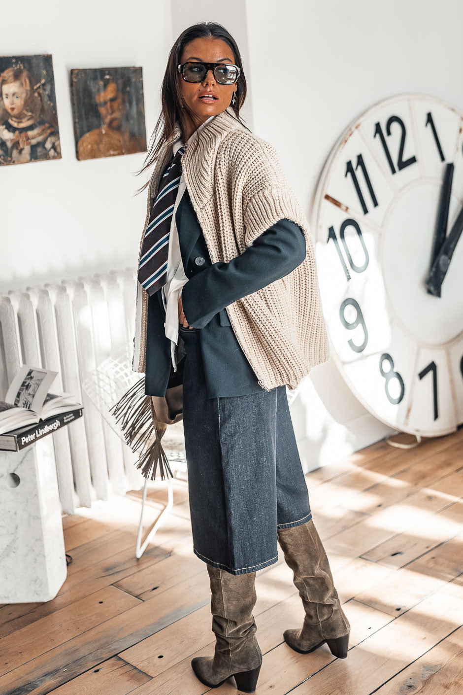 Gilet Banditas Spike ecru