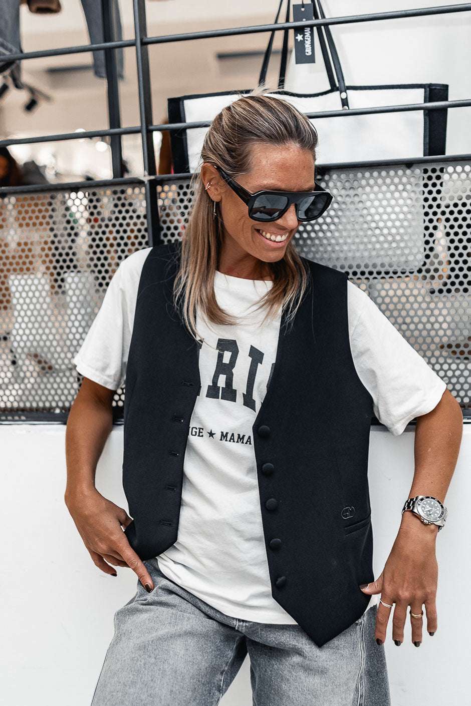 Gilet Grungemama Citta noir