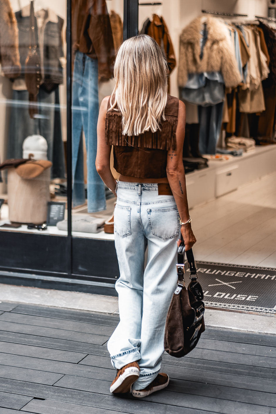 Gilet Grungemama Cody brown