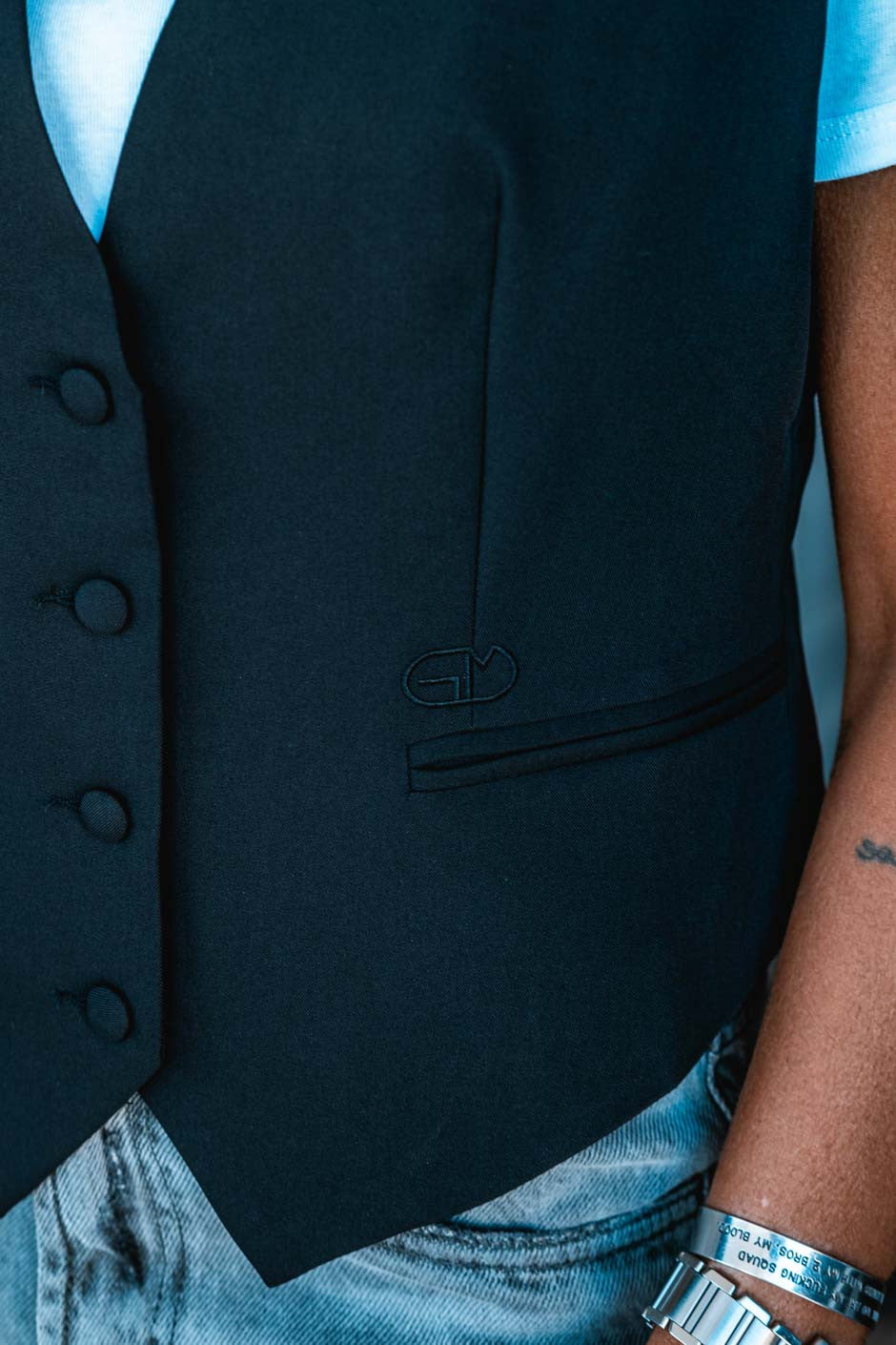 Gilet Grungemama Detroit noir