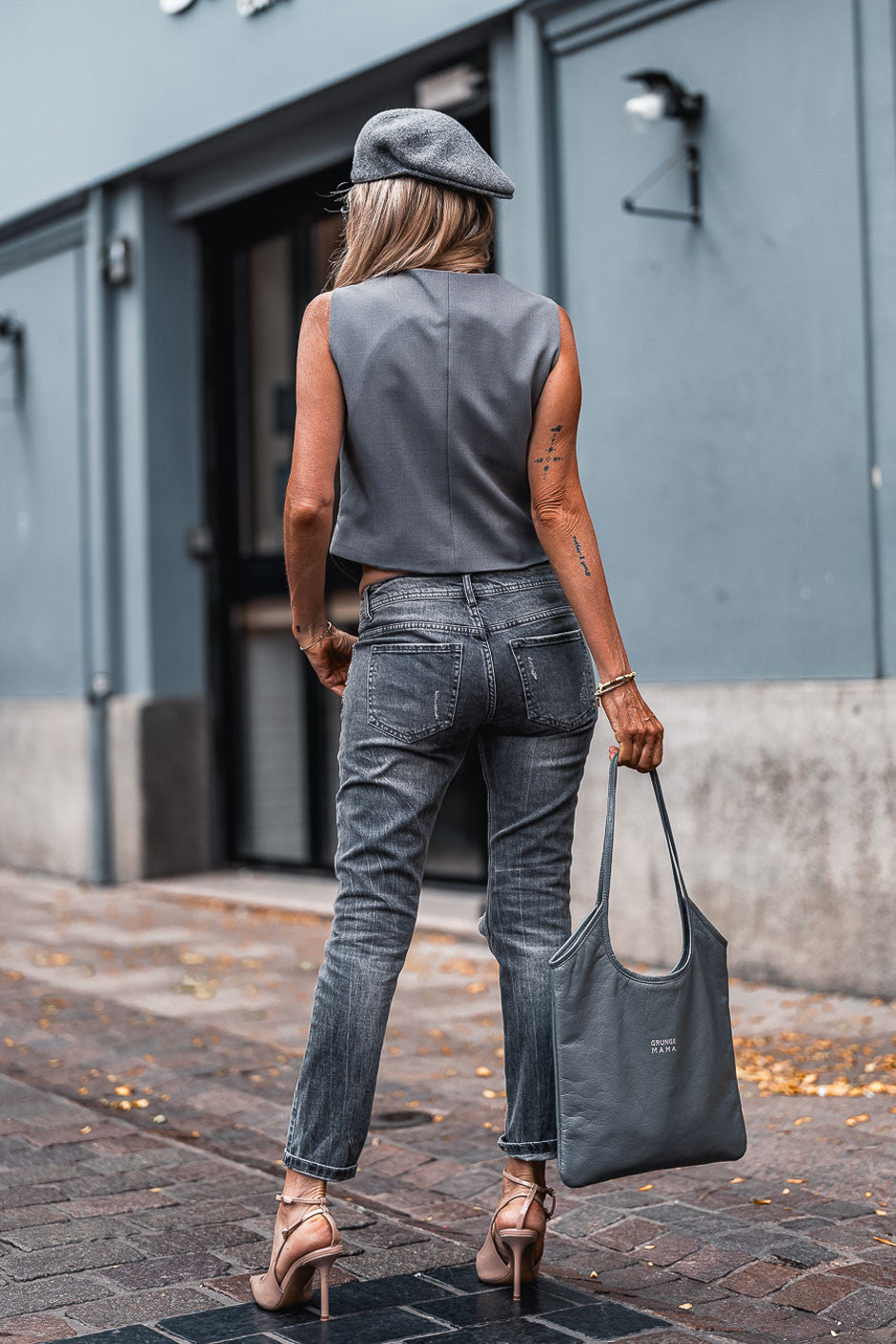 Gilet Grungemama Glam gris